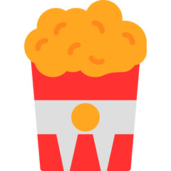 Wall Mural - Popcorn Icon