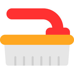 Sticker - Cleaning Brush Icon