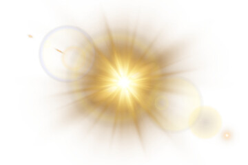 Wall Mural - png sunlight special lens flare light effect. stock royalty free.