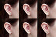 ear piercings photos.Helix piercing.Ear rings