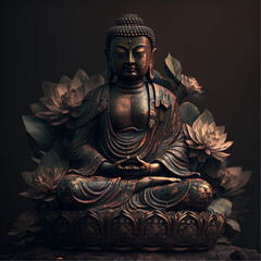 Buddha Statue, Generative ai