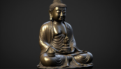 Buddha Statue, Generative ai