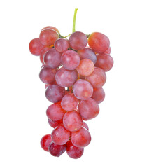 Wall Mural - Fresh red grape on   transparent png