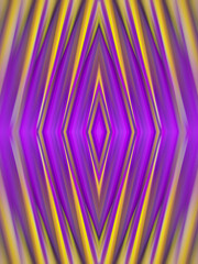 Poster - Abstract wavy kaleidoscopic background with bright color combination. 3d rendering digital illustration