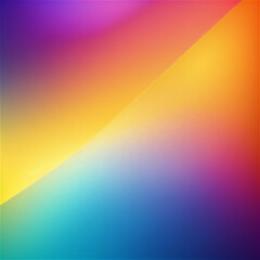 Sticker - Rainbow gradient color background