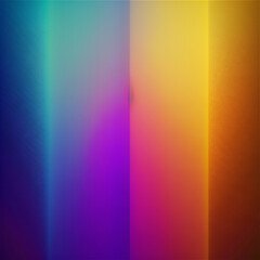 Sticker - Rainbow gradient color background