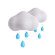 3d raindrop icon