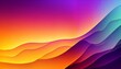 arrière plan abstrait gradient violet orange vagues, IA