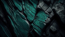 Emerald Green Rock Background Texture