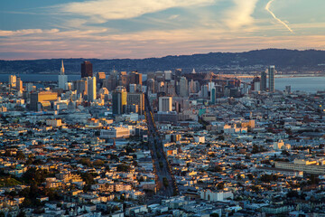 Canvas Print - city skyline