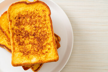 Sticker - french toast on white plate