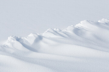 Wall Mural - abstract diagonal white snowdrift background
