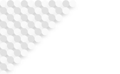 Poster - abstract grey circle on white background