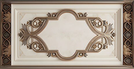 3d digital wall tile decor for home, royal wall tile decor with marble frame for interior home, or w