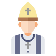 Sticker - pope