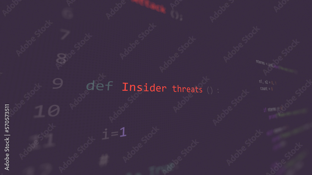 Cyber attack insider threats vunerability in text ascii art style, code ...