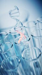 Poster - Chemical glassware in the laboratory, 3d rendering.