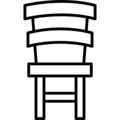 Canvas Print - Dining Chair Icon