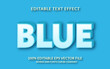 © supvector - Blue editable text effect