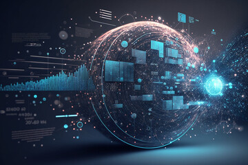 Poster - Big Data technology concept, Generative AI	