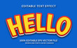 © supvector - Hello Editable text effect