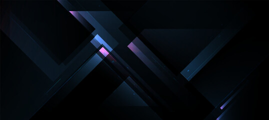 blue tech abstract ,background polygon elegant background and banner business product present and game background