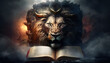 © Augusto - A lion and the holy bible, revelation religion faith prophecy apocalypse armageddon