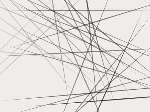 Black spicule lines abstract background. Black lines on white background. Abstract fractal background with dark lines.