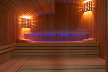 Interior Of A Sauna