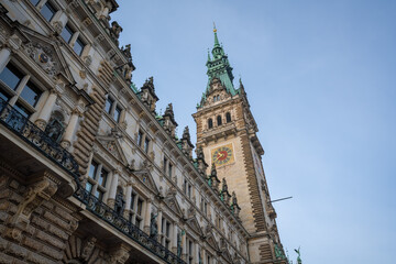 Sticker - Hamburg City Hall Tower - Hamburg, Germany