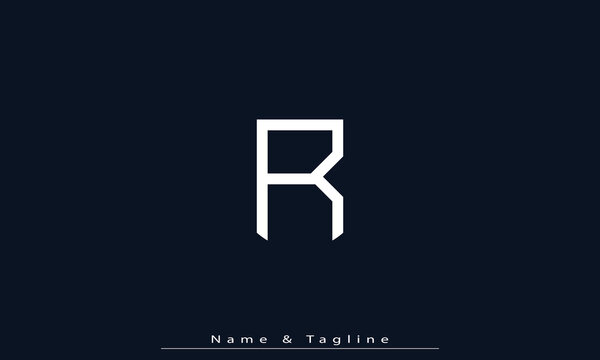 Alphabet letters Initials Monogram logo R 