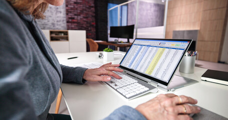 Aufkleber - Electronic Spreadsheet Analyst Or Auditor Using Software