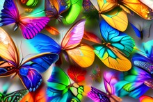 Butterfly Background - Generate AI