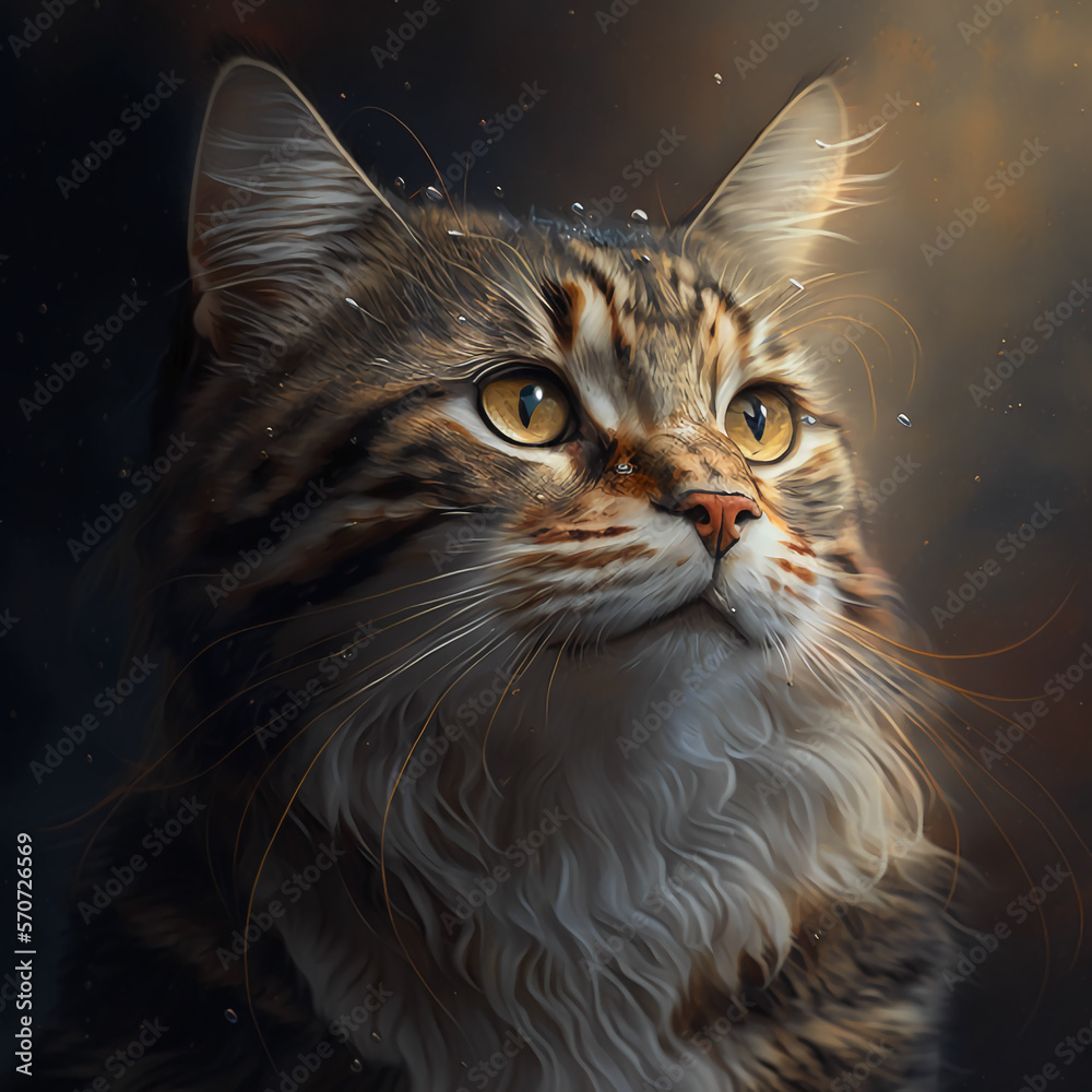 Picture Idea: Cute Cat A Mixed Breed Cat Is A Cross Between