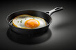 Sizzling Fried Egg on a table