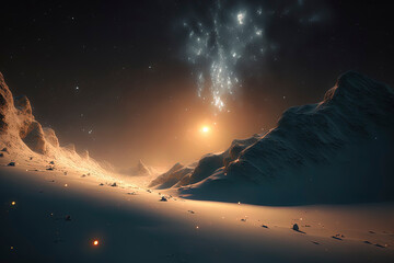 Wall Mural - stars wallpaper, ai-generated