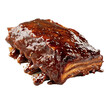 © Get Stock - Barbecue ribs Design Elements Isolated on Transparent Background: A Graphic Design Masterpiece with Clear Alpha Channel for Overlays in Web Design, Digital Art, and PNG Image Format (generative AI)