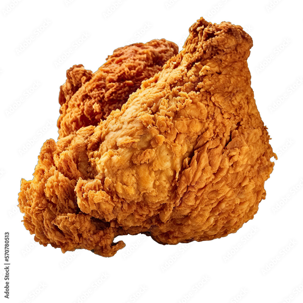 Fried chicken Design Elements Isolated on Transparent Background: A ...