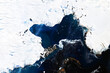 Antarctica from space, melting ice. Elements of this image furnished by NASA