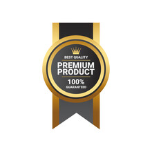 Best Quality Premium Golden Badge
