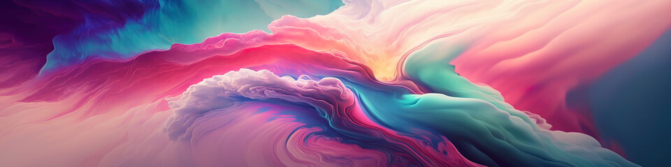 Wall Mural - 4k abstract wallpaper with pastel tones. panoramic abstract background