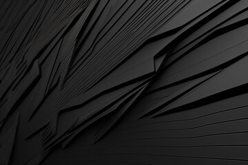 Abstract luxury black background. Elegant minimalistic pattern for wallpaper, web, digital print design. Post-processed generative AI art