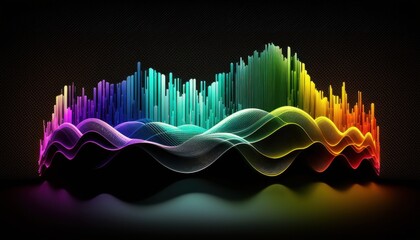 colorful wave wallpaper 10