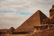 Pyramids & Camels at Giza, Egypt