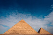 Pyramid of Khafre & Great Pyramid, Giza Egypt