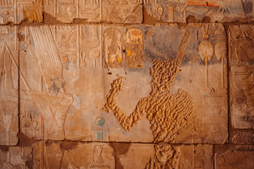 Wall Mural - Generations of Egyptian Gods, Karnak Temple Luxor Egypt