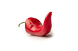 © Nikolay - Red hot chili pepper isolated on a white background.