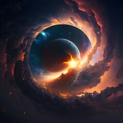 Wall Mural - the universe just before the earth formed