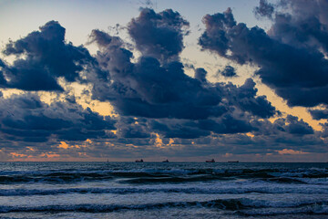 Poster - sunset over the sea