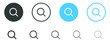 search icon, magnifying glass loupe sign, magnifier icon button, zoom in out icon - discovery find icons